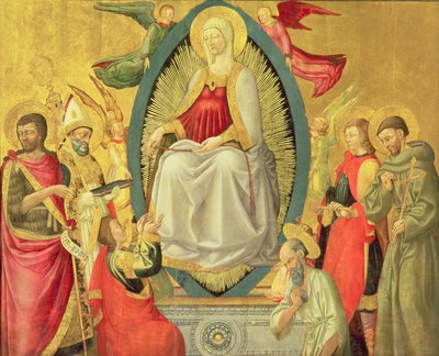 Ascension of the Virgin by Neri di Bicci